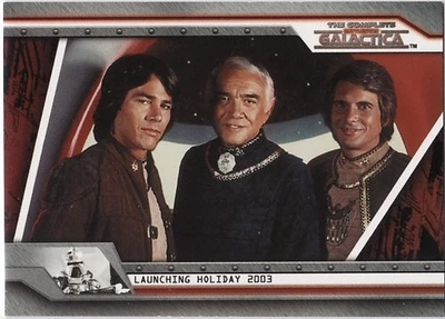 O cartão promocional completo BATTLESTAR GALACTICA P1 - Imagem 1 de 2