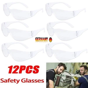 12 uds gafas de protección antivaho y antiarañazos protección ocular gafas de trabajo/laboratorio DHL - Imagen 1 de 9
