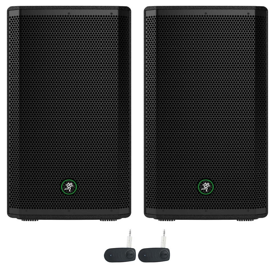 2 Mackie Thrash212 12” 1300W Active DJ PA Speakers w/Wireless Linking Thrash 212 - Image 1 of 4