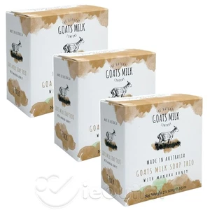 9er Pack The Natural Goats Milk Company Seife mit Manuka Honig Hergestellt in Australien - Bild 1 von 4