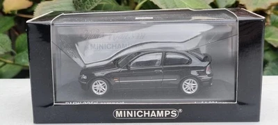 Minichamps BMW 325TI Compact schwarz 1:43 - Bild 1 von 4