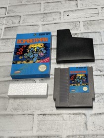 Bomberman NES Nintendo Entertainment System Tested Video Game & Box - No Manual