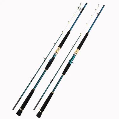 HAIBAO Seawater Boat Rod 5ft-7ft 10-25lb Spinning Casting Rod Carbon Solid Tips - Image 1 of 4
