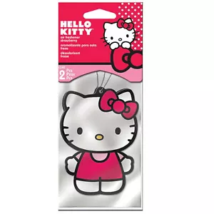 Hello Kitty Strawberry Air Freshener 2-Pack Multi-Color - Picture 1 of 1
