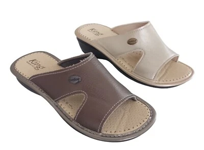 KING Pantofole donna estive pantofola punta aperta 36 37 38 39 40 41 ciabatte da