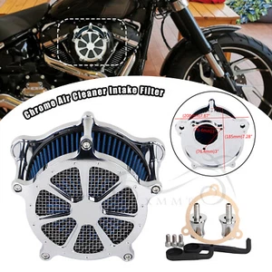 Filtro de admisión azul filtro de aire para Harley Street Electra Road Glide King Softail - Imagen 1 de 12