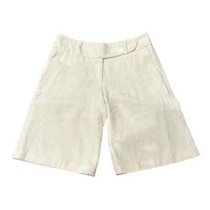 Milly of New York Women's Jacquard Bermuda Shorts White Size 6 - Picture 1 of 9
