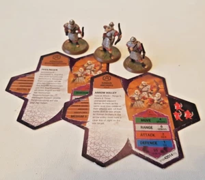 Heroscape Roman Archers Wave 1 Malliddon's Prophecy + UK & German Cards - Picture 1 of 1