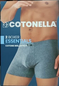 6 SLIP - BOXER UOMO COTONELLA 2396-2397 MUTANDA ELASTICIZZATO ELASTICO INTERNO - Foto 1 di 13