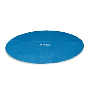 Intex Round Easy Set Blue Solar Cover for Swimming Pools, Pool Cover Only - Picture 1 of 27