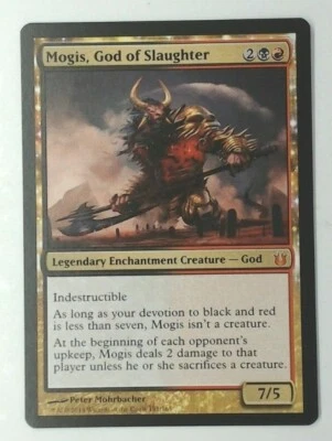 MTG Singles - Mogis, God of Slaughter - Born of the Gods -D294 - Image 1 of 2