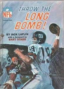 THROW THE LONG BOMB by JACK LAFLIN Whitman 1967 HC - Imagen 1 de 1