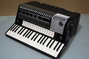 Hohner Electravox N Piano Akkordeon Schwarz Vintage Akkerdeon - Bild 1 von 12