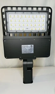 150W LED Parking Lot Light Street Pole Fixture Outdoor Shoebox Area Lamp 5000K - Picture 1 of 8