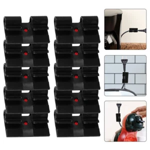 10 Pcs Line Processor Hook Cables Management Holder Cord Holders for Wires - Photo 1/12