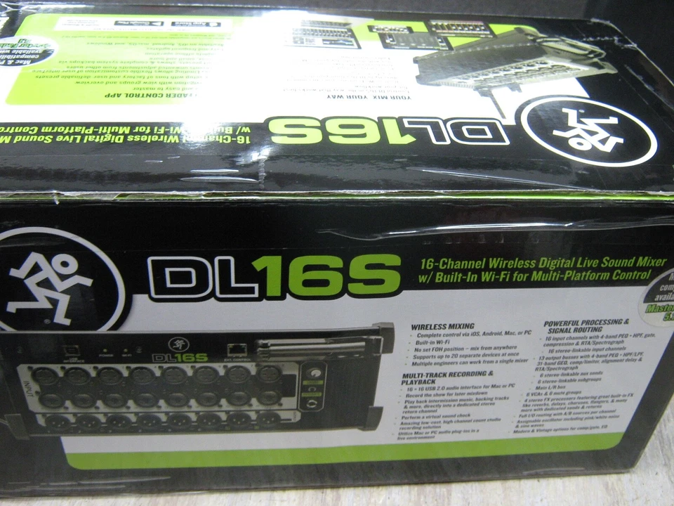 Mackie Dl16s 16-channel Wireless Digital Mixer With WiFi
