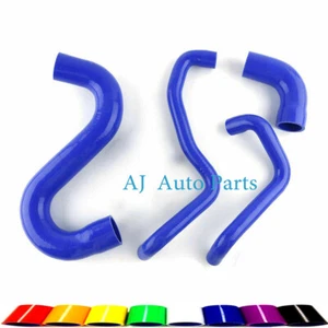 For Ford Mustang GT 2015 2016 2017 2018 2019 Silicone Radiator Hose - BLUE - Picture 1 of 4