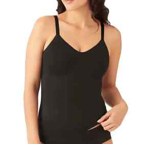 NEW WACOAL 'At Ease' Shaping Camisole Size 36 D Black #802310 $75 NWT