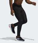 Adidas Men's Aeroready Own The Run Long Tights, Black Size Small 