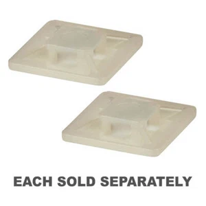 Adhesive Cable Tie Mount 21mm Simply Stick to the Surface Premium High Quality - Picture 1 of 5