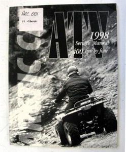 ARCTIC CAT 400 2 x 4 ATV Quadbike Workshop Manual 1998 #p/n 2255-812 USA - Picture 1 of 5