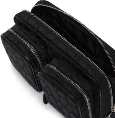 VALENTINO GARAVANI Toile Iconographe V-Logo Crossbody/Shoulder Bag, $1490, NEW!! - Image 1 of 4