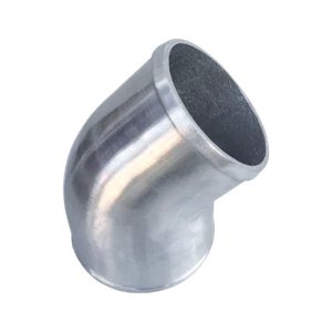 CXRacing Polished Cast Aluminum 45 Deg 4"- 3.5" O.D. Reducer Elbow Pipe Tube - Bild 1 von 5