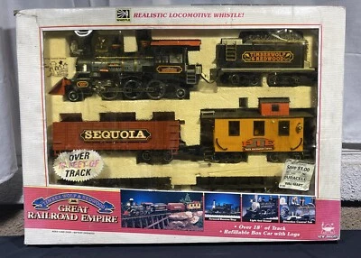 Vintage New Bright Timberwolf & Redwood Great Railroad Empire Train Set - Image 1 of 4