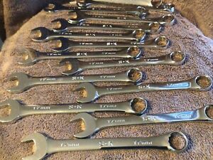 1—-S-K Tools USA 17mm SuperKrome…Combo Wrench 88317 12 Pt. Polished