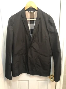 Burberry Brit para hombre Nailon Blazer talla S Negro Nova revestimiento a cuadros precio de venta sugerido por el fabricante $595 - Imagen 1 de 8
