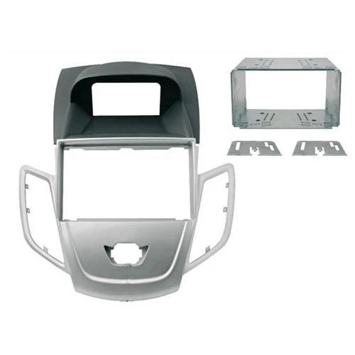 Phonocar 03661 Mascherina 2 Din per Ford Fiesta 2008-  colore argento - Immagine 1 di 1