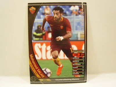 Panini WCCF 2016-17 Mohamed Salah 1992 Egypt　No.11 AS Roma Italy Serie A #A26 - Image 1 of 4