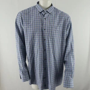 johnnie-O Top Shelf Button Up Shirt Mens Size 2XL Blue Cotton - Picture 1 of 10