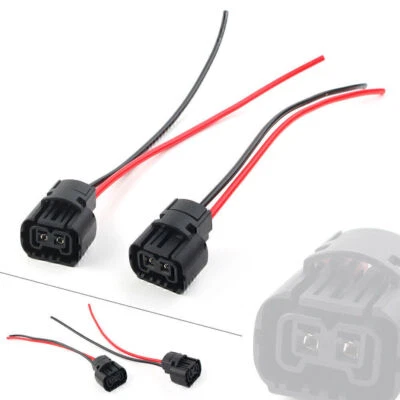 Wire Pigtail Female PSX24W 2504 Two Harness Fog Light Bulb Connector Plug Socket - Image 1 of 4