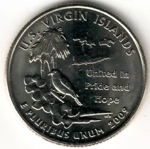 USA - 2009D - Washington ¼ $ - Virgin Islands - Rare & Uncirculated - Picture 1 of 2