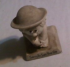 Russ & Wallace Berrie Figurine Vintage sorry to see you go sillisculpt