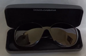 Vintage Big Lens Dolce Gabbana Sunglasses New Lens With D&G Case - Picture 1 of 6