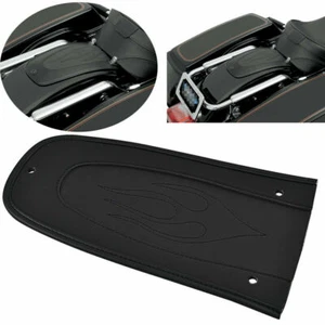 Rear PU Fender Bib Solo Seat Cover For Harley Touring Road King FLHR 1997–2019 - Picture 1 of 7