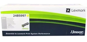 Lexmark 24B5997 Extra High Yield Yellow Toner Cartridge, C6160de GENUINE - Picture 1 of 2