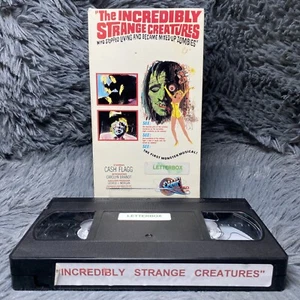 The Incredibly Strange Creatures Who Stopped Living VHS Letterbox Camp Video - Picture 1 of 7