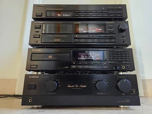 Pioneer Sistema Hi-Fi: Amplificatore A-400 PD-6500 Lettore CD CT-447 Nastro Sintonizzatore F-447L - Foto 1 di 18