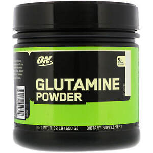 Optimum Nutrition Glutamine Powder, Unflavored, Sports Nutrition Supplements