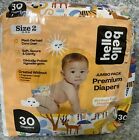 🦕 Hello Bello Baby Diapers Size 2 I Jumbo Pack Premium 30 Count 1 bag🆕wild