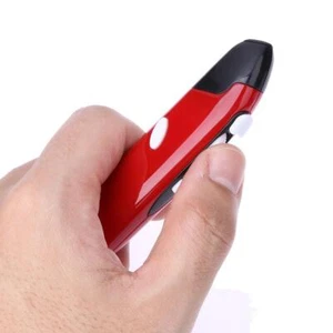 Souris sans fil USB 2,4 GHz, stylo optique, Air réglable, 500/1000 DPI (rouge) F - Zdjęcie 1 z 8