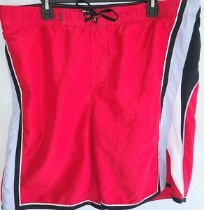 Nike Herren große Stretch Tie Waist Boardshorts rot - Bild 1 von 13