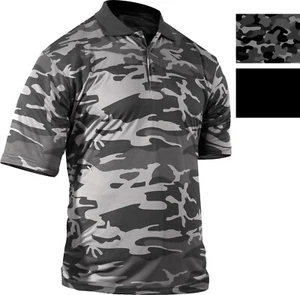 Tactical Polo Shirt Moisture Wicking Quick Dry Golf Uniform Top - Picture 1 of 7