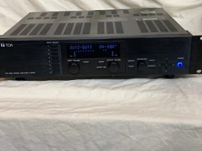 TOA Series 9000 Amplifier A-9060S Modular Amp w/Power cord (EXCELLENT CONDITION) - Image 1 of 4