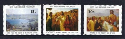 Hutt River Province 1976 Navidad Set de 3. MUH MNH. (J) (2) Foto 1 de 2