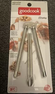 Good Cook Classic Nutcracker with 2 Picks Great for Nuts and Seafood 21085 New - Picture 1 of 1