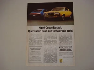 advertising Pubblicità 1976 COUPE' RENAULT 15 - 177 - Picture 1 of 1